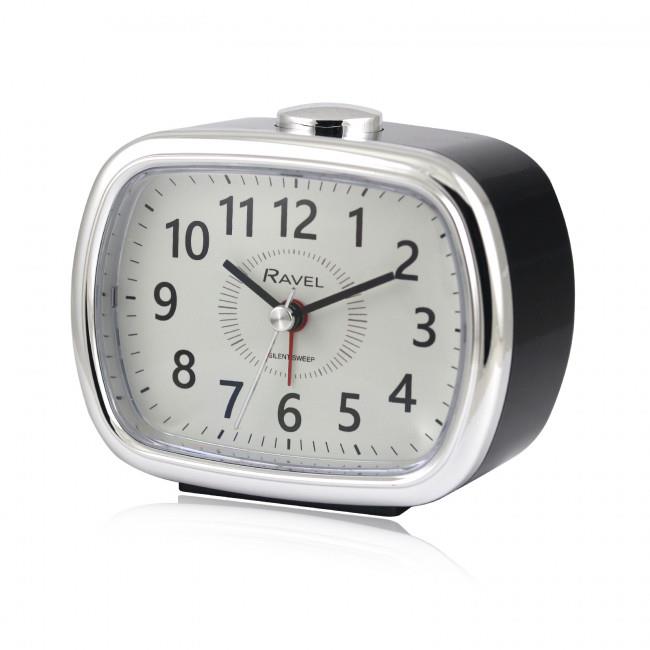 Ravel Mid sized Bedside Quartz Alarm Clock RC042 Available Multiple Colour