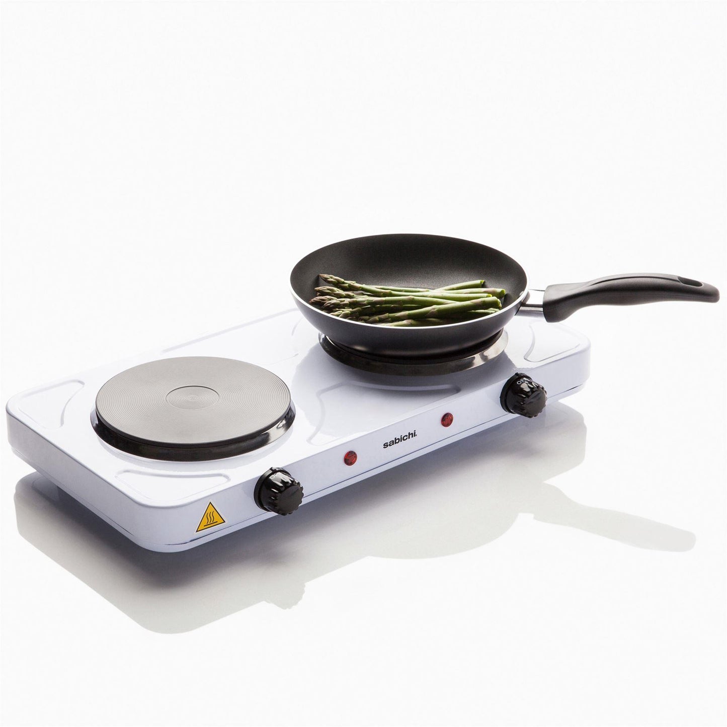 Sabichi Twin Hob 15cm Hobs Temperature Control 171870