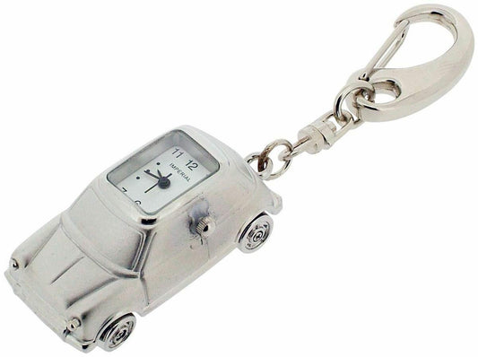 Imperial Key Chain Clock Mini Car Silver IMP732