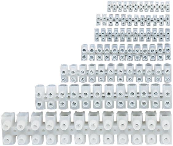 12 Way Screw Terminal Block 6A F511 Pack of 10