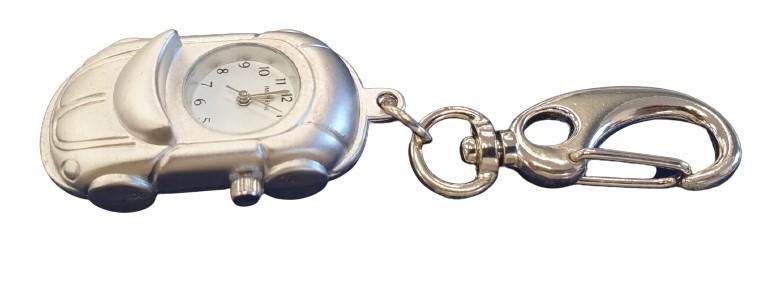 Imperial Key Chain Clock Car Silver IMP703