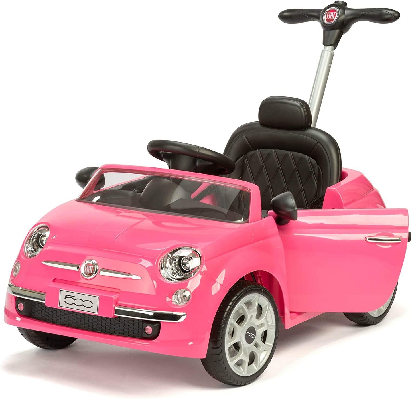 FIAT 500 PUSH/RIDE ON CAR - PINK (Carton of 1)