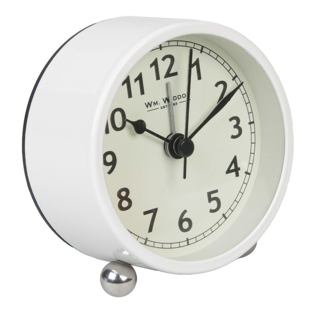 5119 WILLIAM WIDDOP® Alarm Clock 8cm Available Multiple Colour