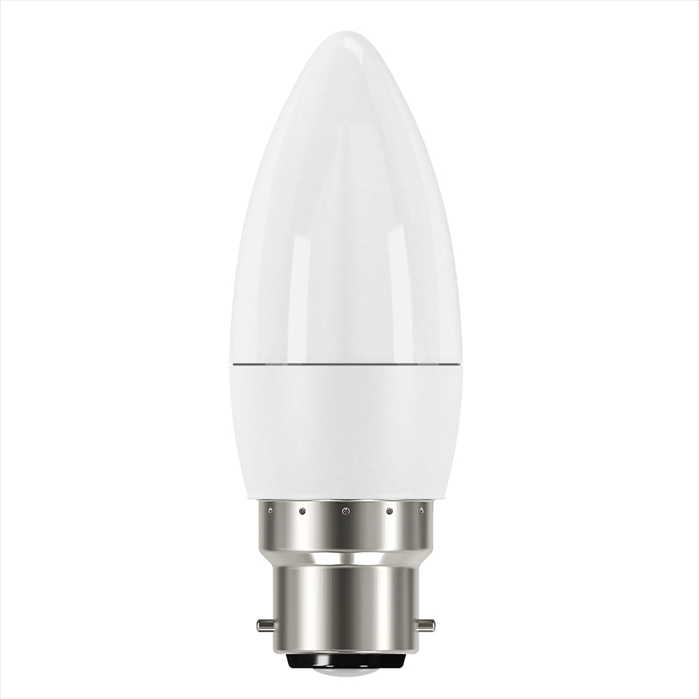 Eveready S13610 LED Candle Bulb 40w B22 (BC) 470lm 4.9W Warm White (Pack of 5)