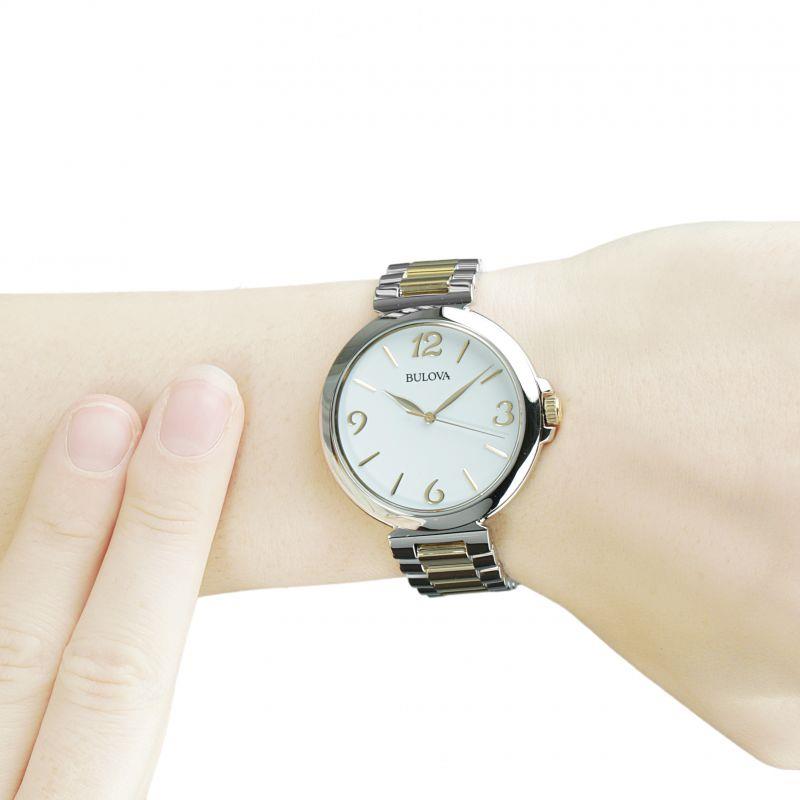 Bulova Women’s Two Tone Stainless Steel Dress Watch 98L194
