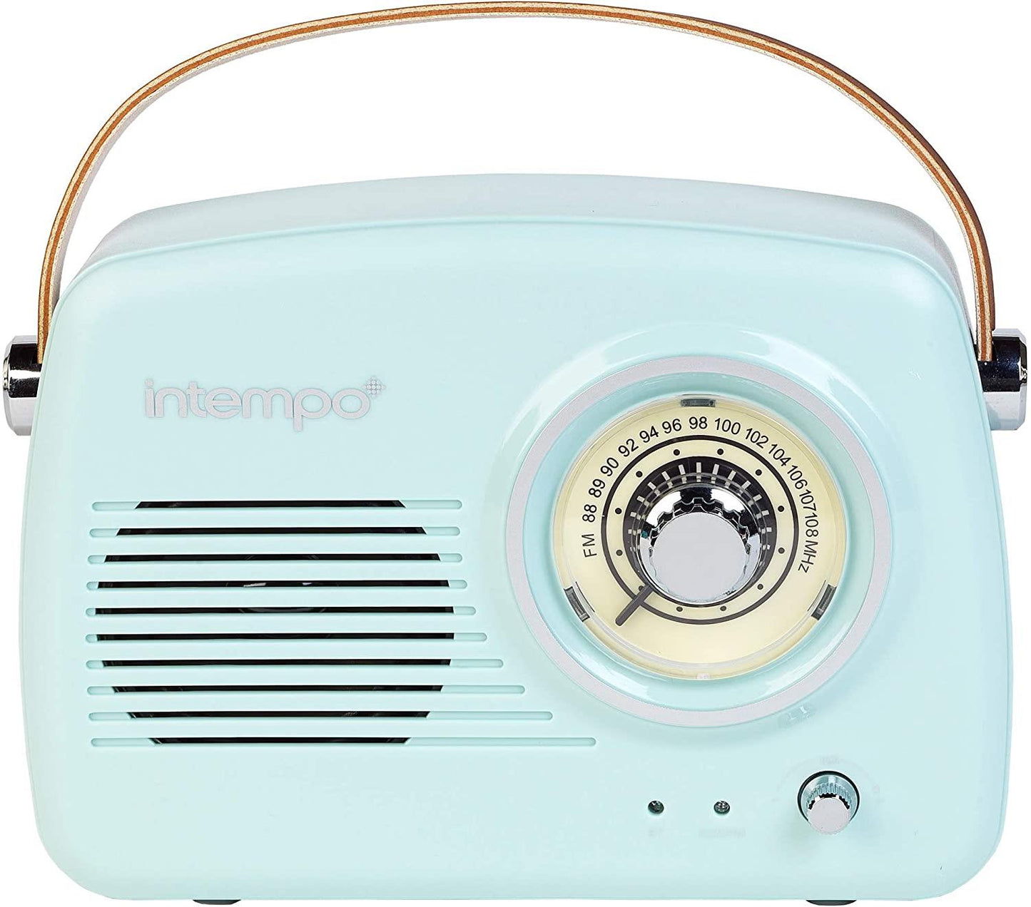 Intempo Rechargeable Bluetooth Speaker with FM Radio- Blue