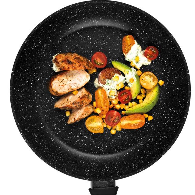 Russell Hobbs Black Marble Collection 2-Piece Non-Stick Frying Pan Set- 20/24cm