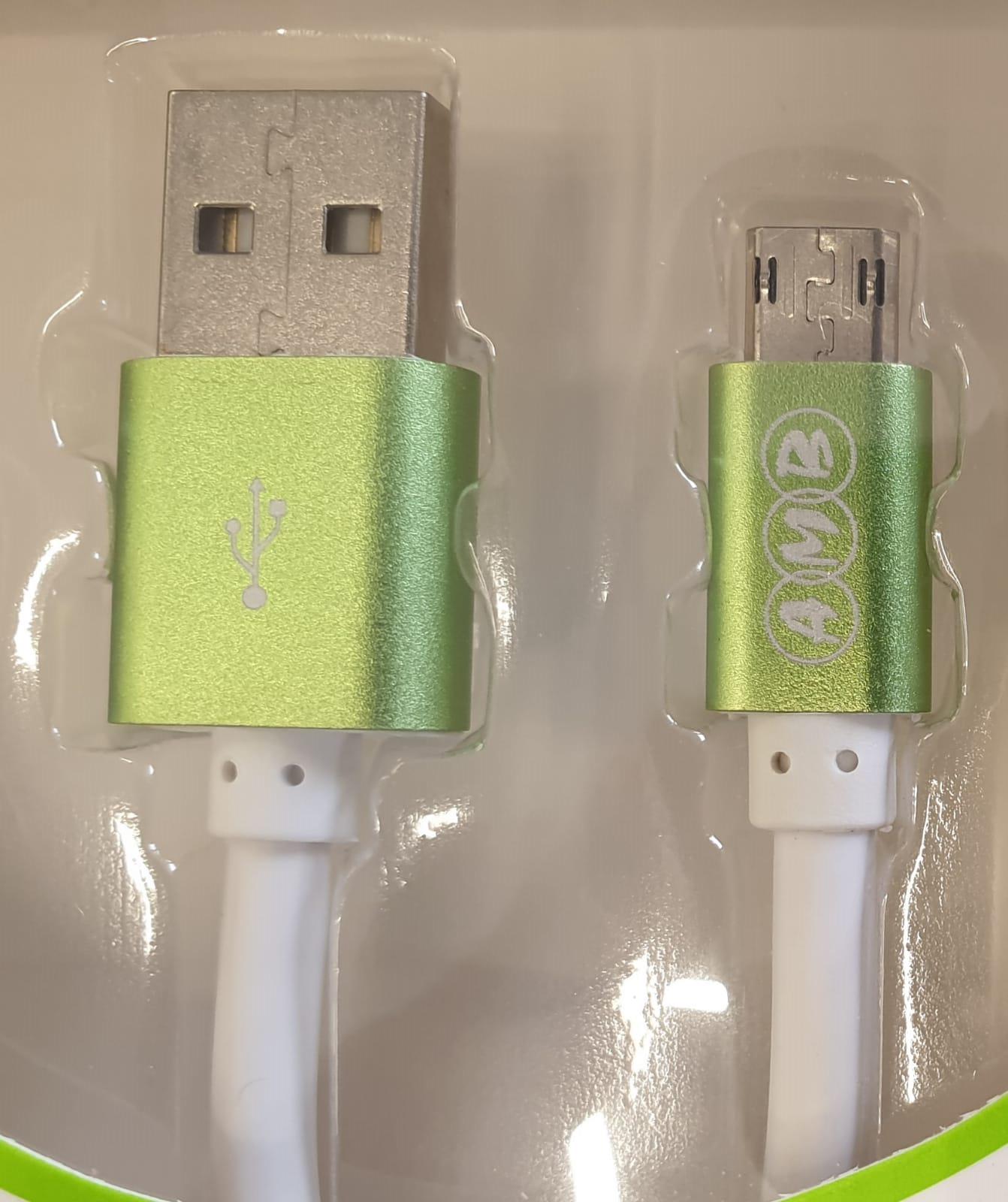 Micro USB dual side data cable