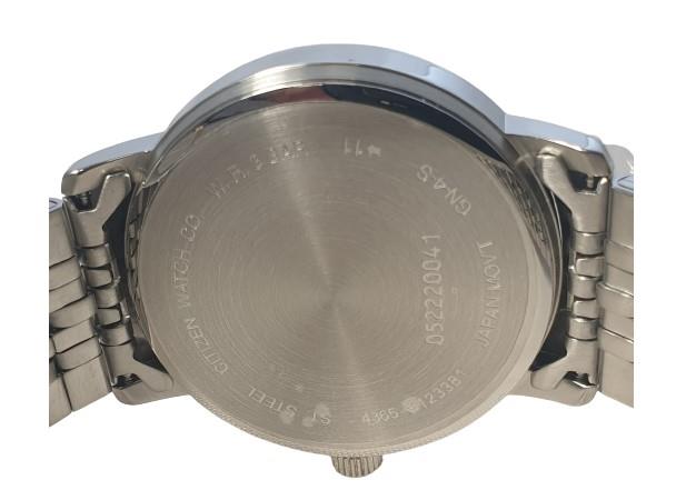 Citizen Mens Silver Tone Quartz Dated Watch Dz0040-51l