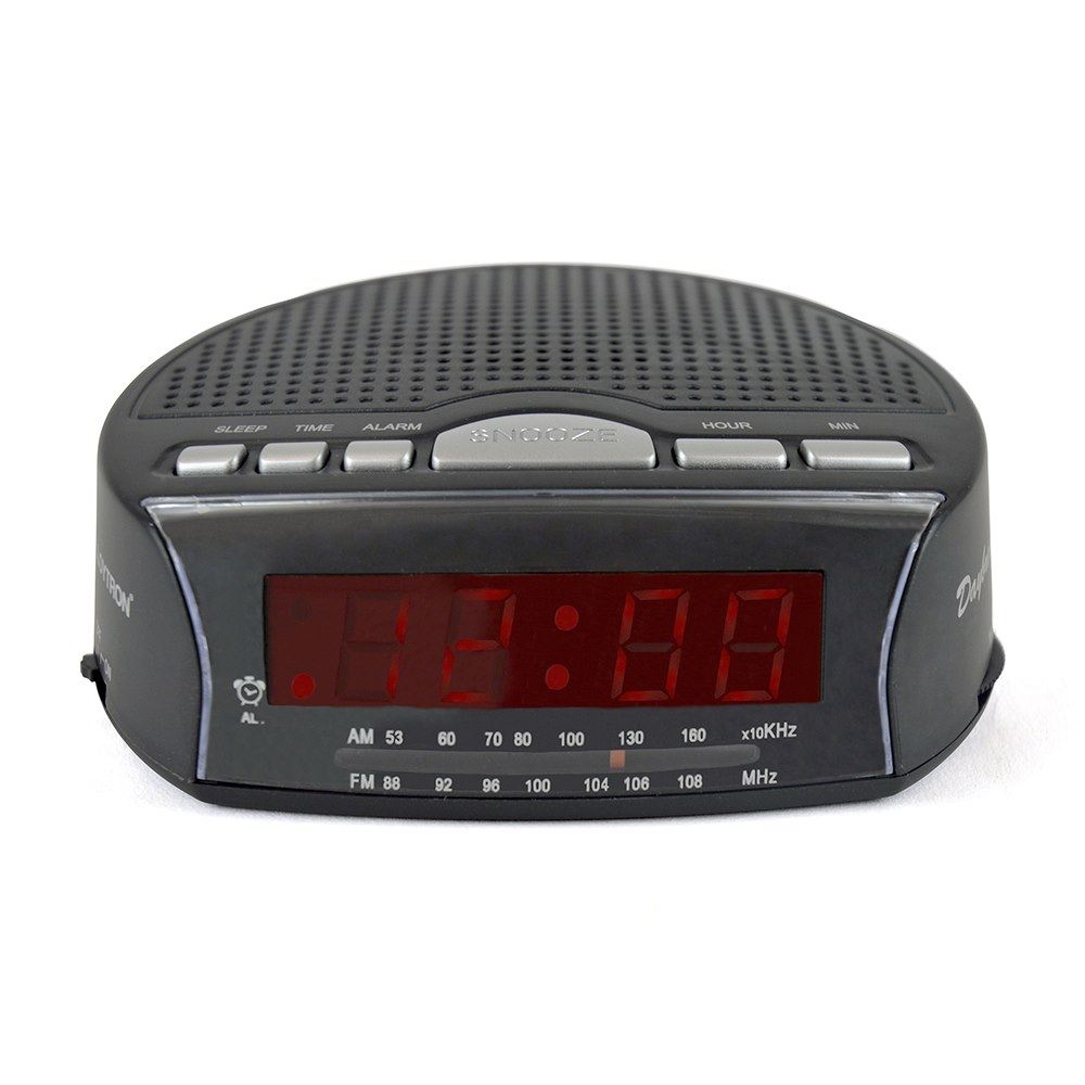 Lloytron 'Daybreak' Alarm Clock Radio - Black