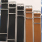 1011 5PK Black & Brown Quality Leather Straps Available 18 to 24mm size