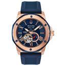 Bulova Marine Star Rose Gold Plated Automatic Men's Watch 98A227