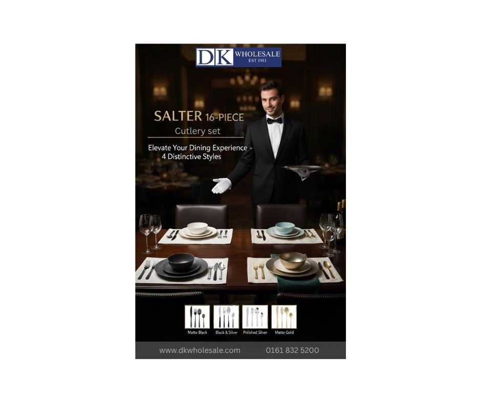 Salter 16 piece cutlery set