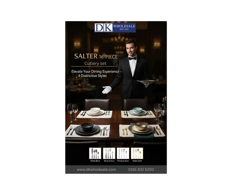 Salter 16 piece cutlery set