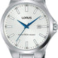 Lorus Mens Dated White Sunray Dial Stainless Steel Bracelet Watch RH997KX9 BRAND NEW BUT NEEDS BATTERY