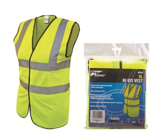 HI-VIS VEST EN20471 - YELLOW - XL