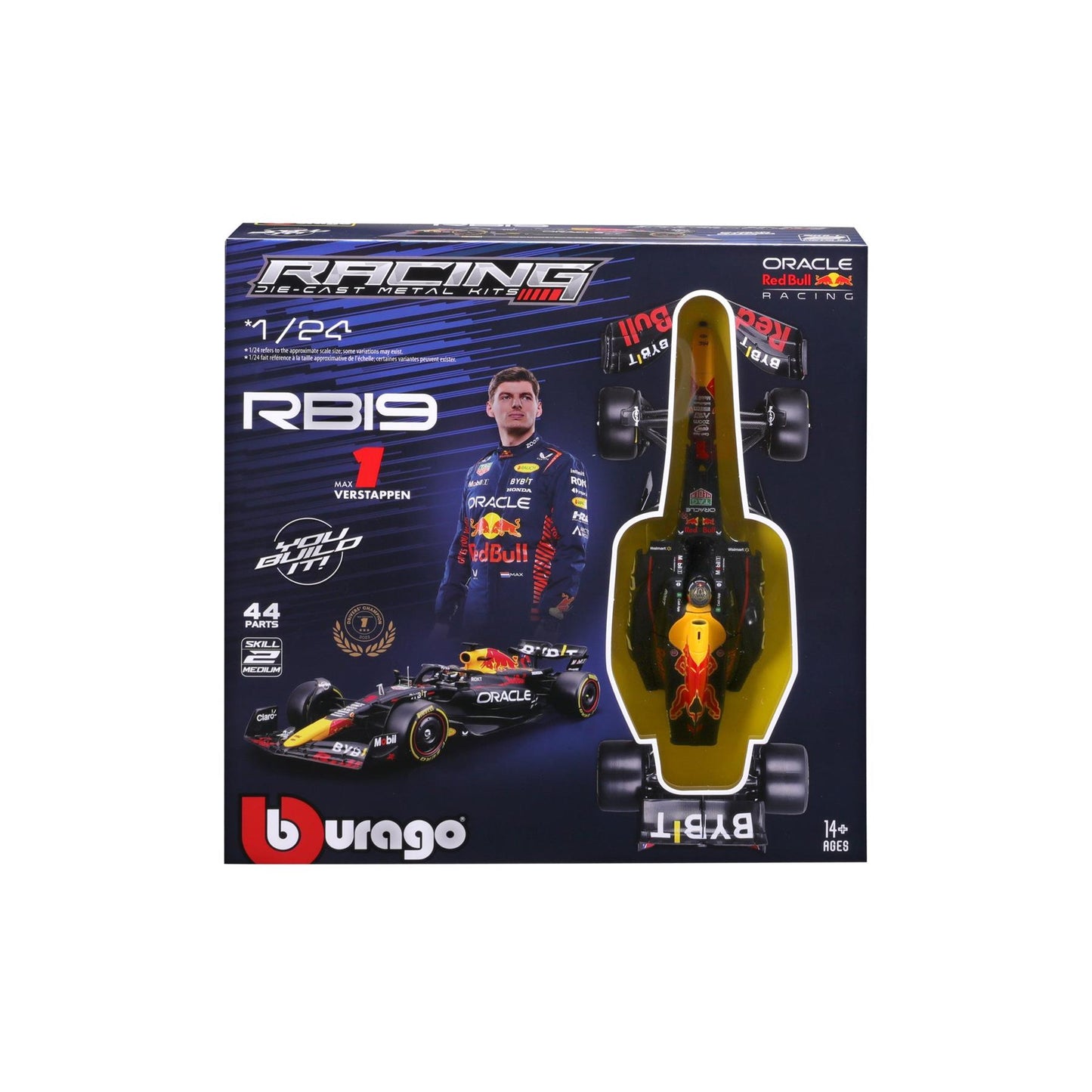 F1 RED BULL RACING RB19 2023 MODEL KIT VERSTAPPEN 1:24