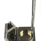 Miniature Clock Silver Plated Solid Brass Clock with Silver tone Ball Pen IMP408S - CLEARANCE NEEDS RE-BATTERY & Refill