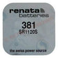 Renata SP Watch Battery Multiple Sizes (1PC)
