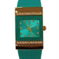 Clasico Ladies Bling Water Resistant Square Dial Rubber Strap Watch Available Multiple colour