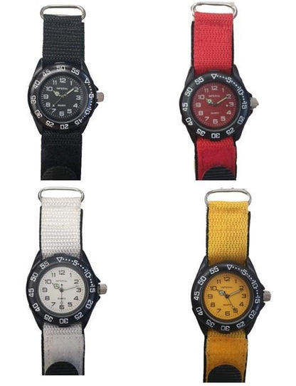 Imperial Mens Children Girls & Boys Big Dial with Velcro Strap Easy Fasten Watch IMP430 Available Multiple Colour CLEARANCE NEEDS RE-BATTERY