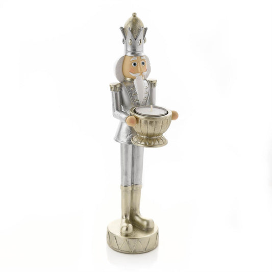 Nutcracker Candle Holder - Gold 30cm