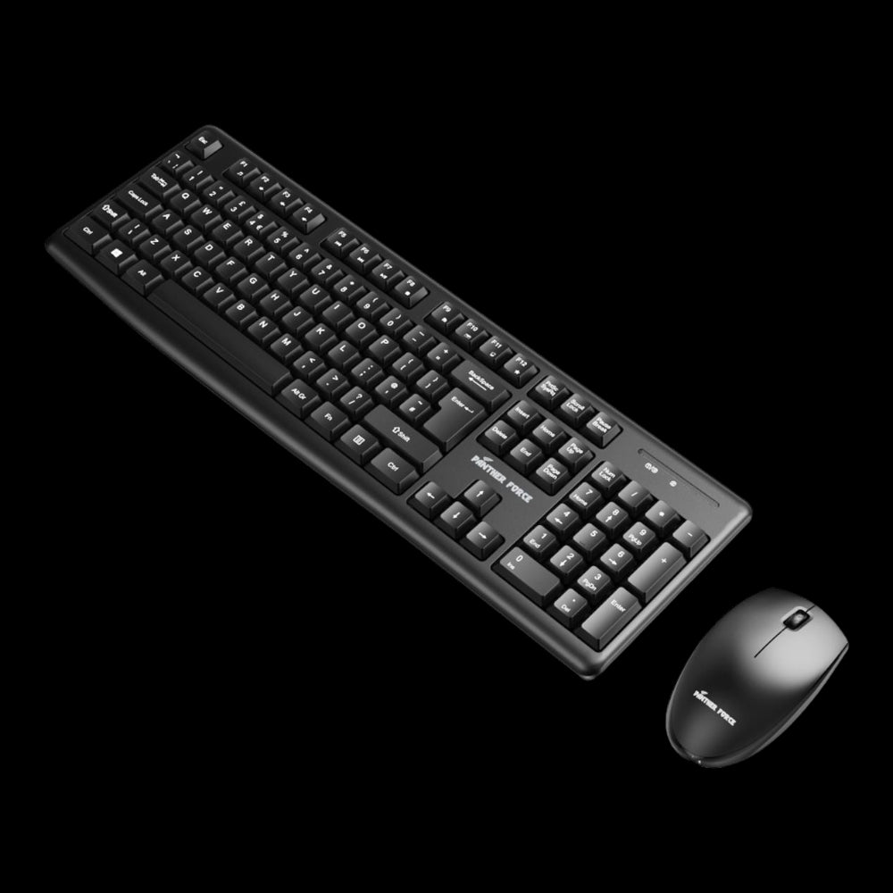 Panther Force Wireless Keyboard & Mouse Set - Black PF291