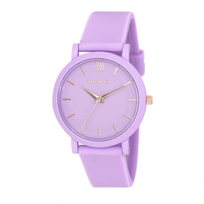 Henley Fashion Ladies Pastel Coloured Rubber Silicone Sports Watch H06178 Available Multiple Colour