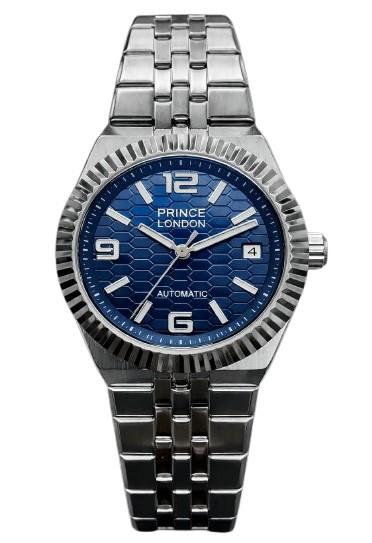 NYL Mens Automatic Metal Hollow Mechanical Dated Dial Analogue Metal Bracelet Watch NY London  Available Multi Colour