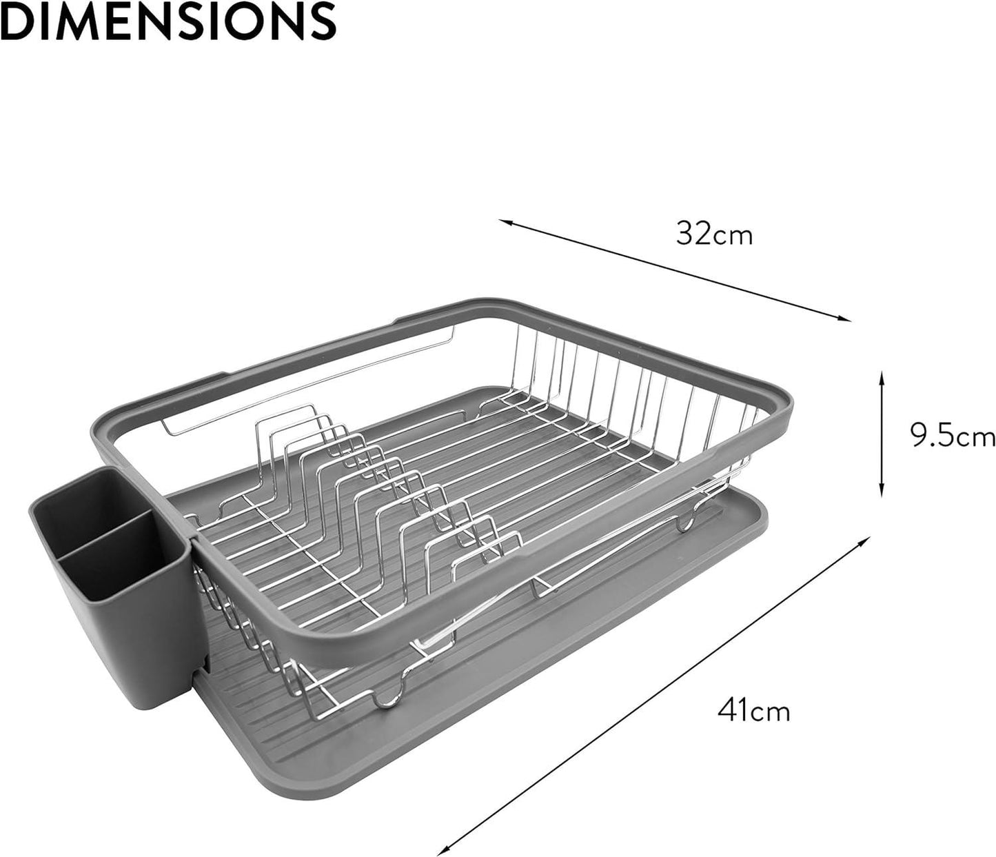 Anika Dish Drainer - Grey