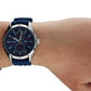 Lorus Mens Sports Chronograph Blue Dial Blue Rubber Strap Watch R3A47AX9 BRAND NEW BUT NEEDS BATTERY