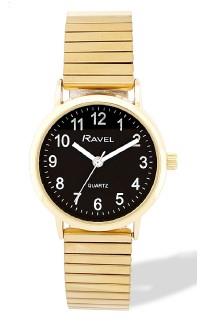 Ravel Ladies Basic Everyday Dial Stainless Steel Expander Bracelet Watch Available Multi Colour