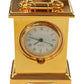 Miniature Clock Goldentone Plated Brass Carriage Clock IMP2 - CLEARANCE NEEDS RE-BATTERY
