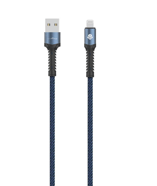 SuperStrand Braided USB to 8-Pin Charging & Data Cable 1m WYEFLOW 10w