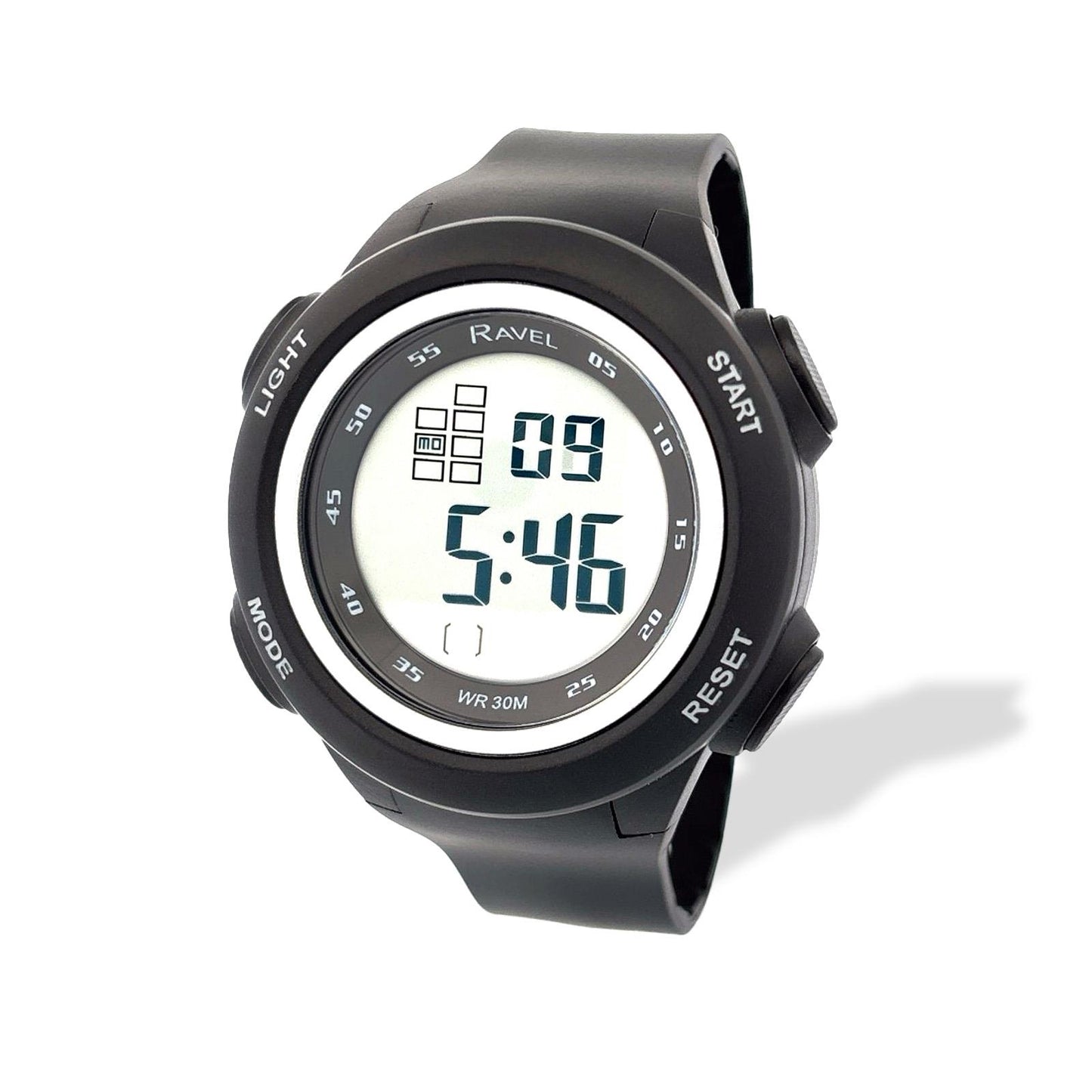 Ravel Mens Boys 3ATM Digital Sports Dial Rubber strap Watch RDG.14.25-41