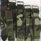 1007GRN Leather Camo Green Military Watch Straps Pk5 Available Sizes 18MM TO 22MM