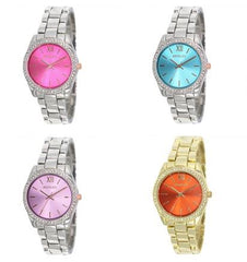 Henley Ladies Fashion Bling Diamante Bracelet Watch H07327 Available Multiple Colour