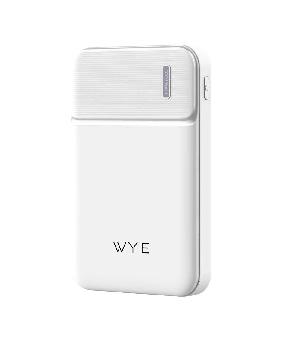 WYEFLUX 3000mAh Portable Power Bank Available BLACK & WHITE