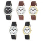 Ravel Mens Basic Classic Bold Easy Read Leather Strap Watch R0125G Available Multiple Colour