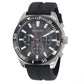 Henley Mens Polished Multi eye 44mm Dials Soft Silicone Watch H02228 Available Multiple Colour