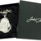 Jakob Strauss DAD Classic Silver Tone & 12 Inch Brass Chain Pocket Watch - CLEARANCE NEEDS RE-BATTERY