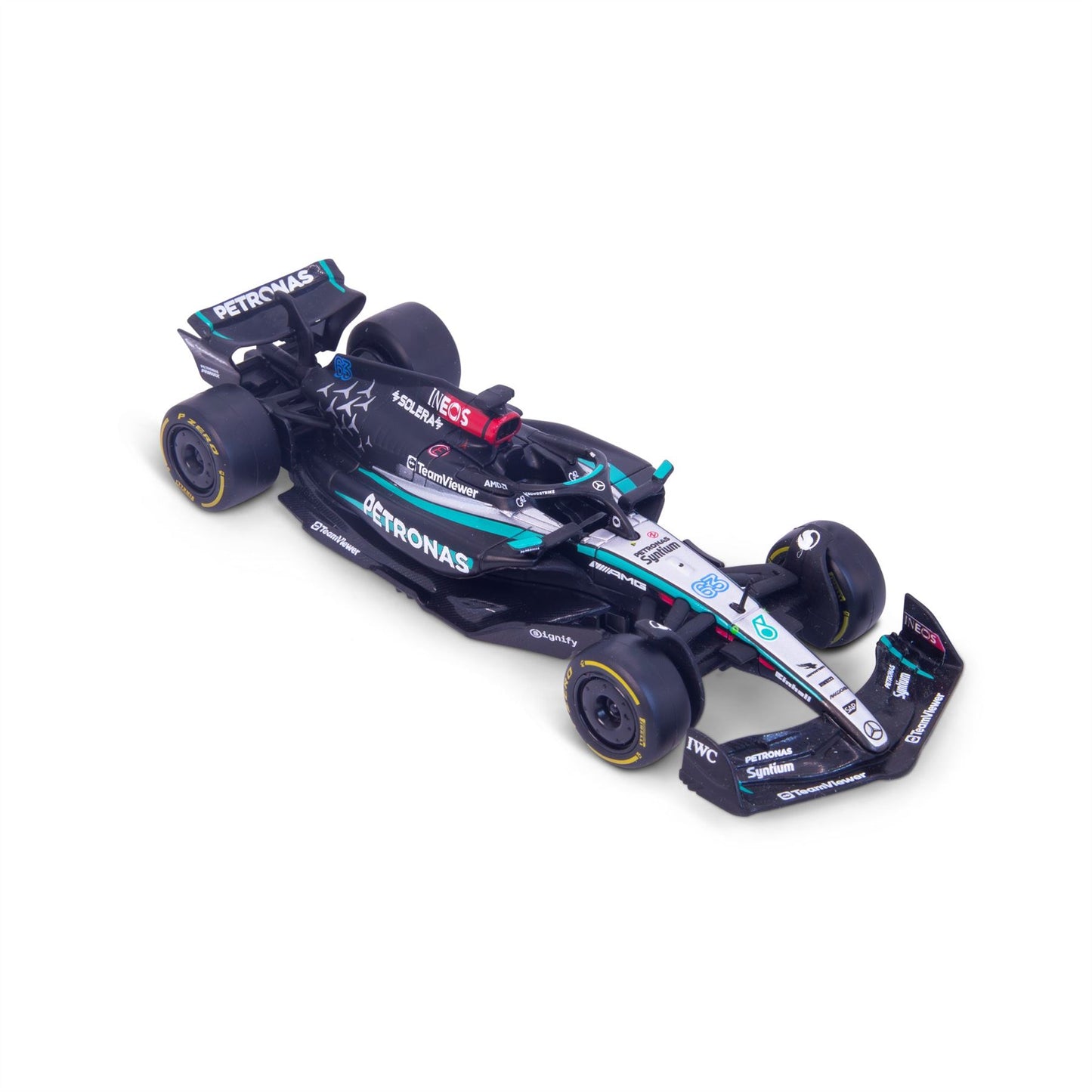 1:43 F1 Mercedes Amg W15 2024 Russell In 12Pc Dispenser - Diecast Model car Collectables