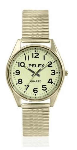 PELEX Mens Basic Expander Bracelet Quartz Watch PLX-028 Available Multiple Colour