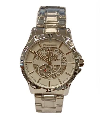 Christyan Arden Mens Fashion Dated Dial Analogue Metal Bracelet Strap Watch Available Multiple Colours