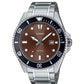 Casio Mens Dated Dial Stainless Steel Watch Available Multiple Colour