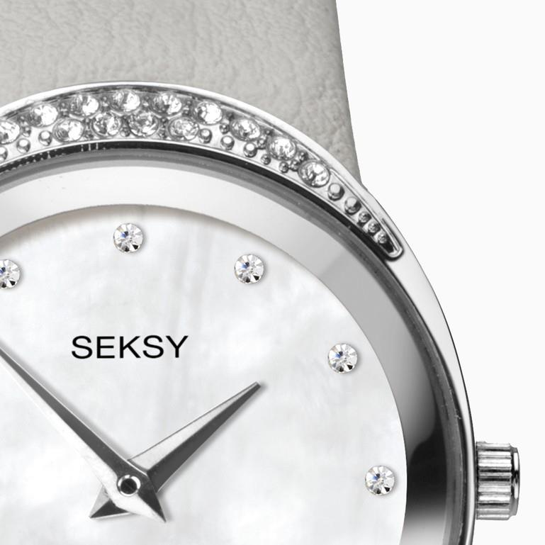 Silver hot sale seksy watch