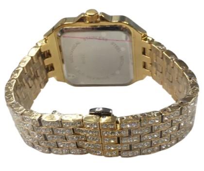 NY London KDW Mens Fashion Bling Assorted Watch Dated Square Dial Bracelet Watch Available Multi Colour