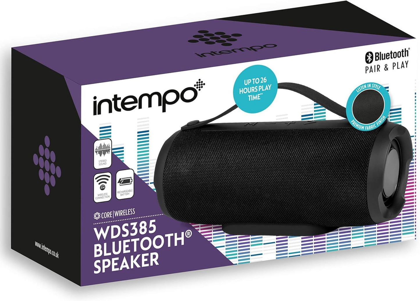 Intempo Bluetooth Speaker Wds 385 Fabric