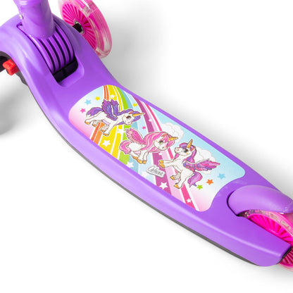 Unicorn Trail Twister Scooter With Light Up Wheels