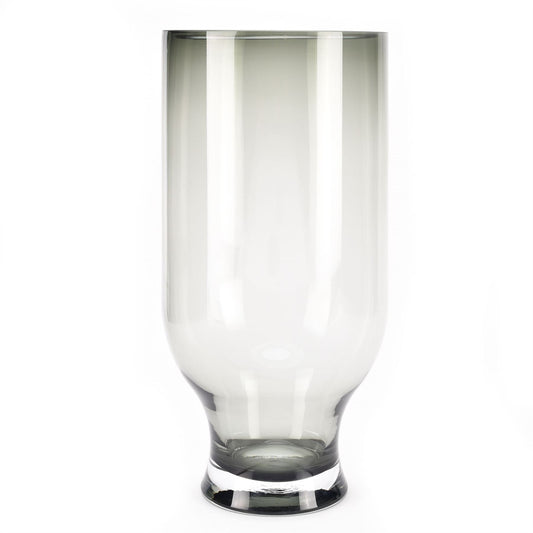 Hestia Smoked Glass Vase 35cm